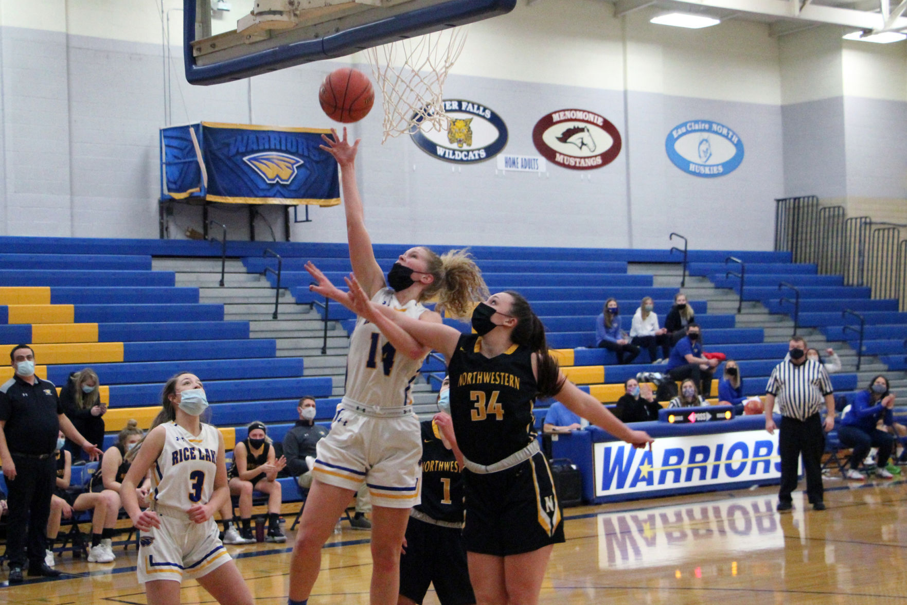Rice Lake girls basketball vs. Northwestern 12-30-20
